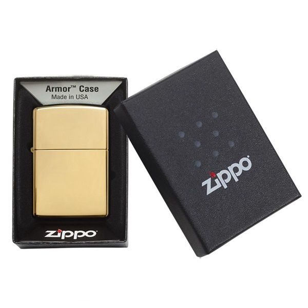 bật lửa zippo vàng đồng chính hãng