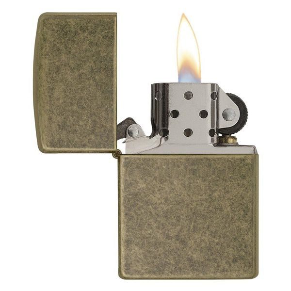 bật lửa zippo màu vàng đồng chính hãng