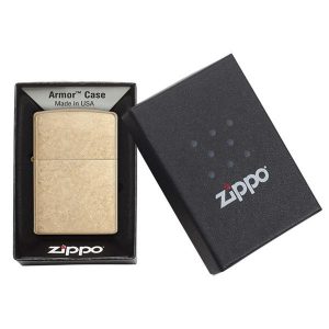 bật lửa zippo họa tiếc vàng đồng chính hãng