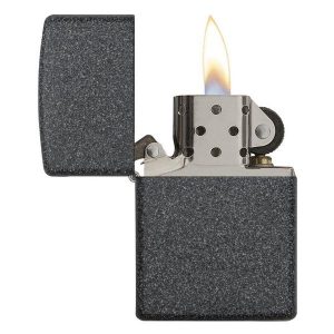 bật lửa zippo màu grey chính hãng