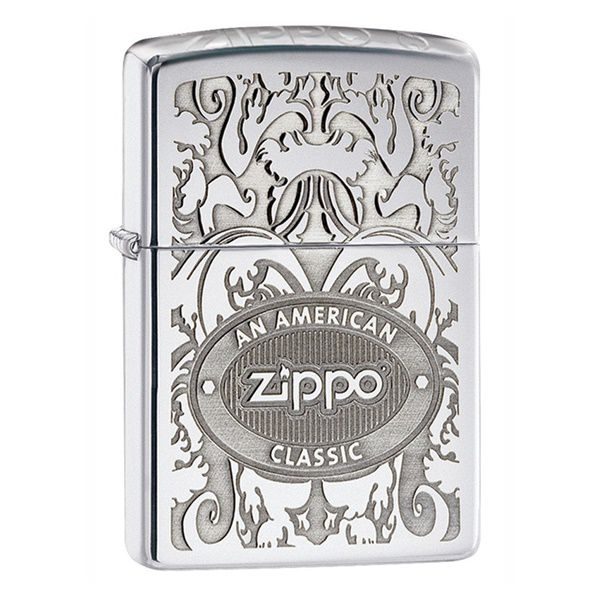 Bật lửa zippo cao cấp màu bạc