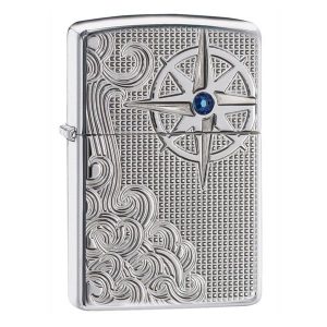 Bật lửa zippo họa tiếc cao cấp màu bạc