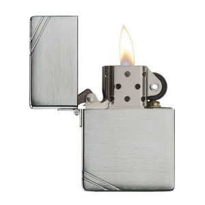 bật lửa zippo họa tiếc màu bạc chính hãng