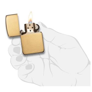 bật lửa zippo họa tiếc màu vàng chính hãng