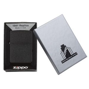 bật lửa zippo họa tiếc màu đen chính hãng