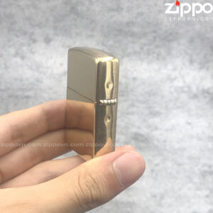 Zippo đồng vàng trơn bóng - High Polish Brass 254B