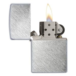 bật lửa zippo họa tiếc màu bạc chính hãng