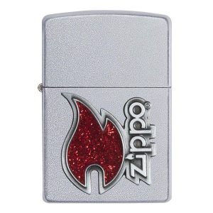 bật lửa zippo họa tiếc màu bạc chính hãng