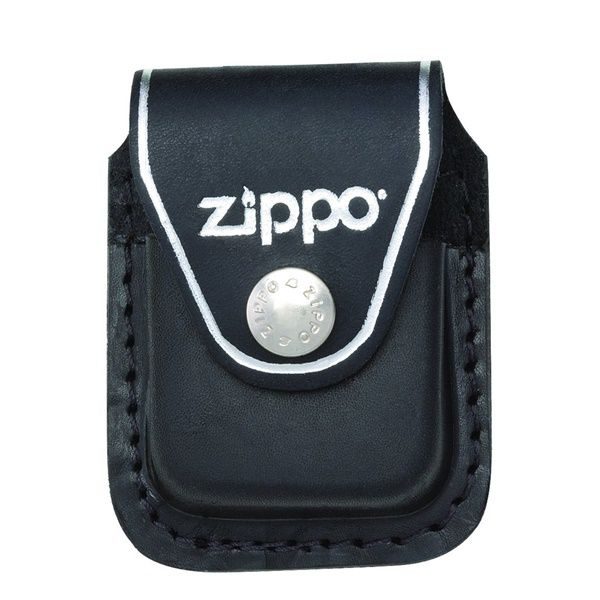 phụ kiện zippo - bao da zippo đen