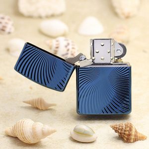 bật lửa zippo họa tiếc màu xanh dương