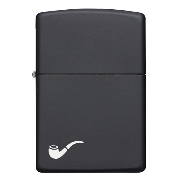 Zippo Black Matte - Tẩu sơn tĩnh điện đen 218PL