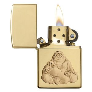 bật lửa zippo họa tiếc màu vàng đồng