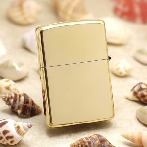 bật lửa zippo màu vàng