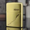 bật lửa zippo màu vàng