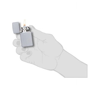 bật lửa zippo cao cấp màu bạc