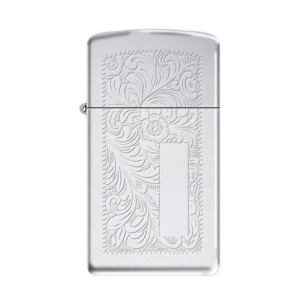 bật lửa zippo cao cấp họa tiết màu bạc