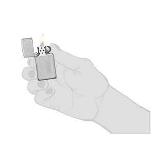 bật lửa zippo cao cấp màu bạc