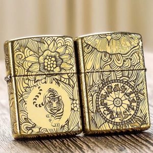 bật lửa zippo 12 con giáp hình hổ