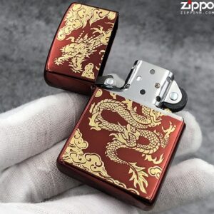 Một thiết kế khắc rồng đặc trưng của Zippo xuất Nhật