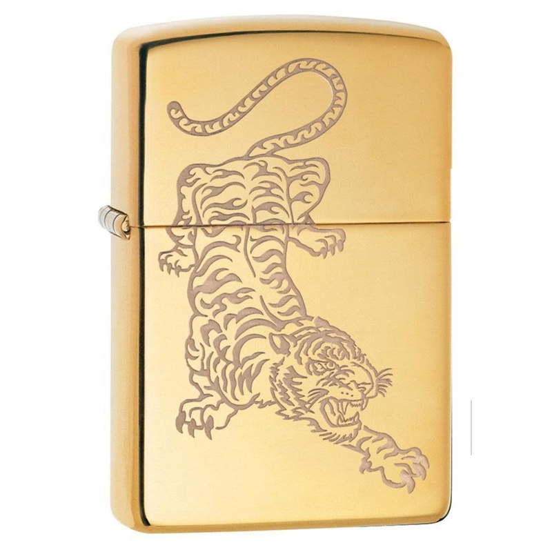 Bật Lửa Zippo 48410 Tattoo Theme Design High Polish Teal